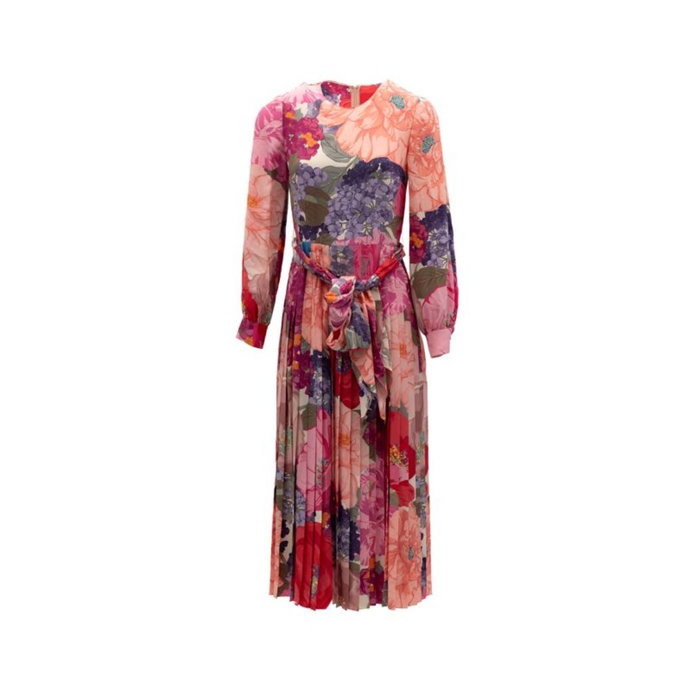 Valentino Garavani Multi-Color Floral Women Women's Dress